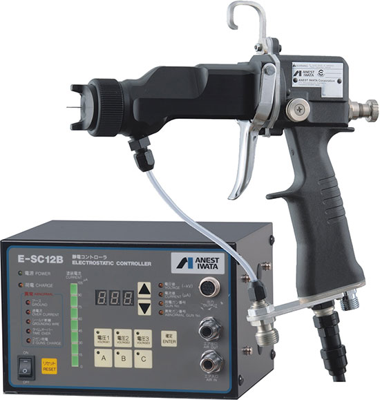 Electrostatic spray shop gun